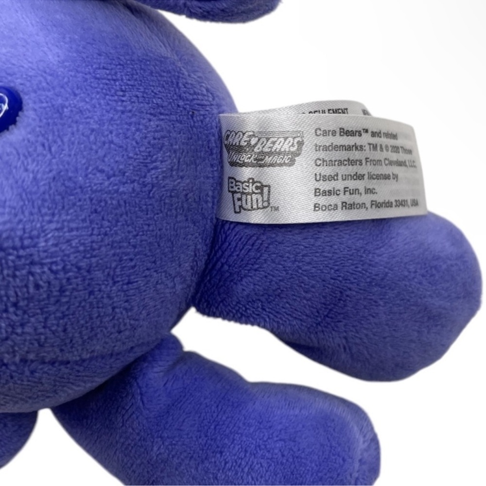Care Bears Basic Fun Purple Bear Plush Toy - Picture 3 of 3